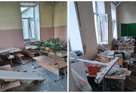 Россия нанесла удар по двум школам и жилому дому в Славянске (фото)