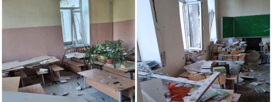 Росія завдала удару по двох школах та житловому будинку у Слов'янську (фото)