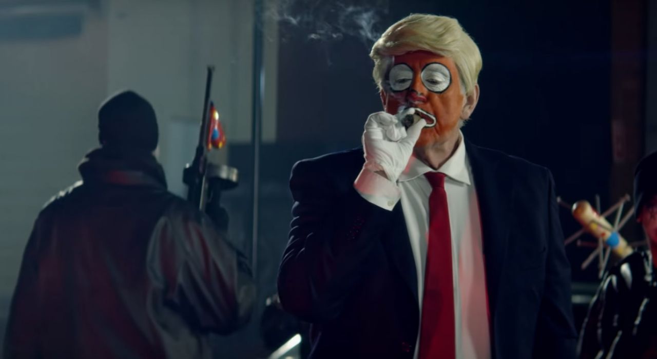 Snoop Dogg представил клип с клоунами и Дональдом Трампом