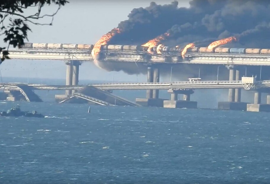 Пожежа на Кримському мосту – російські страховики оцінили збиток у півмільярда рублів - фото 1
