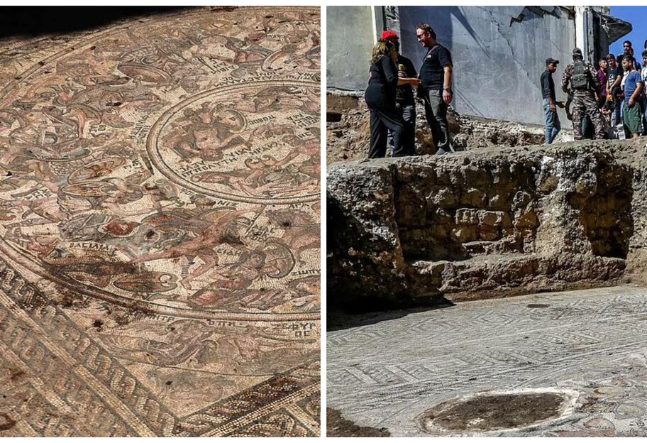 В Сирии нашли уникальную мозаику с изображением эпизодов Троянской войны  - фото 1