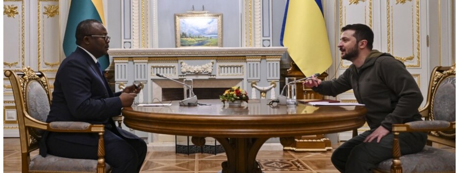 Президент Зеленский встретился с президентом Гвинеи-Бисау Умару Сисоку Эмбало: что обсуждали