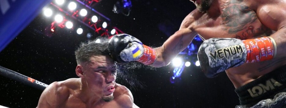 Василий Ломаченко победил по очкам американского боксера Джемейна Ортиса