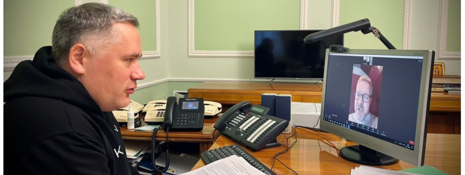 Заступник керівника ОП Ігор Жовква поговорив з радником прем’єра Ісландії Аудуном Атласоном: що обговорили