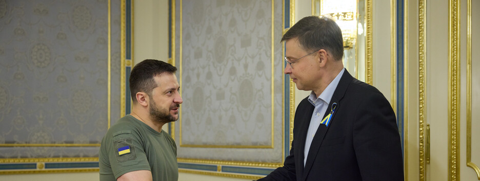 Фінансова підтримка України: президент Зеленський провів зустріч з віце-президентом Єврокомісії (відео)