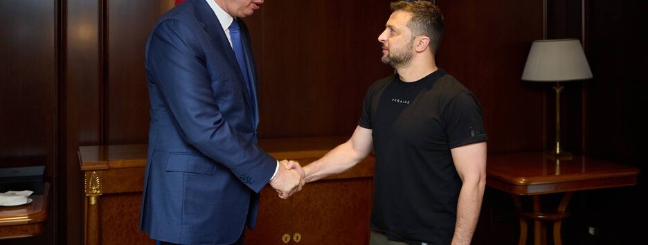 Зеленский встретился с президентом Сербии Вучичем