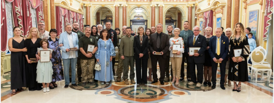 Зеленський вручив державні нагороди “Національна легенда України” видатним діячам