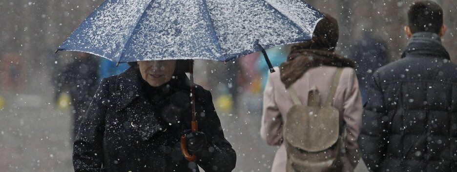 Весна в Киеве начнется с мокрого снега с дождем: прогноз синоптиков