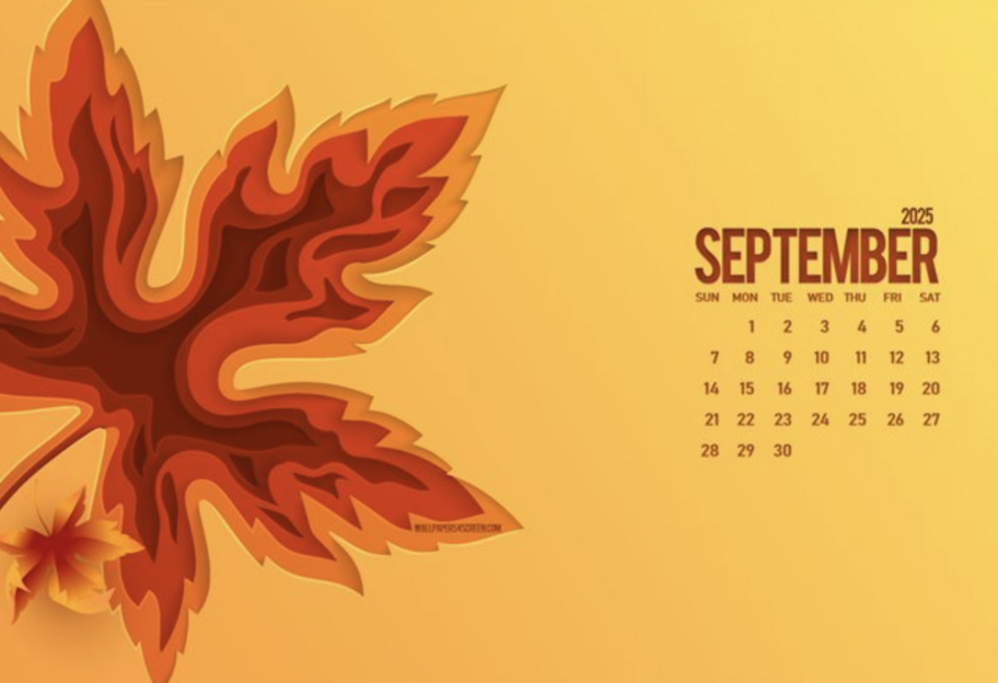 Сентябрь 2025 – праздничные и памятные даты, выходные и рабочие дни - фото 1