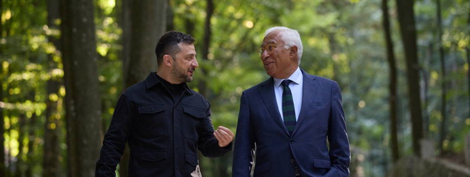 Зеленский обсудил с президентом Евросовета евроинтеграцию и вопросы безопасности