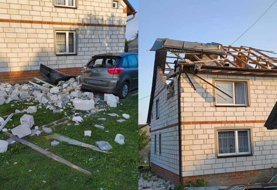 Атака БпЛА на Польщу: російський дрон врізався в житловий будинок - фото 1