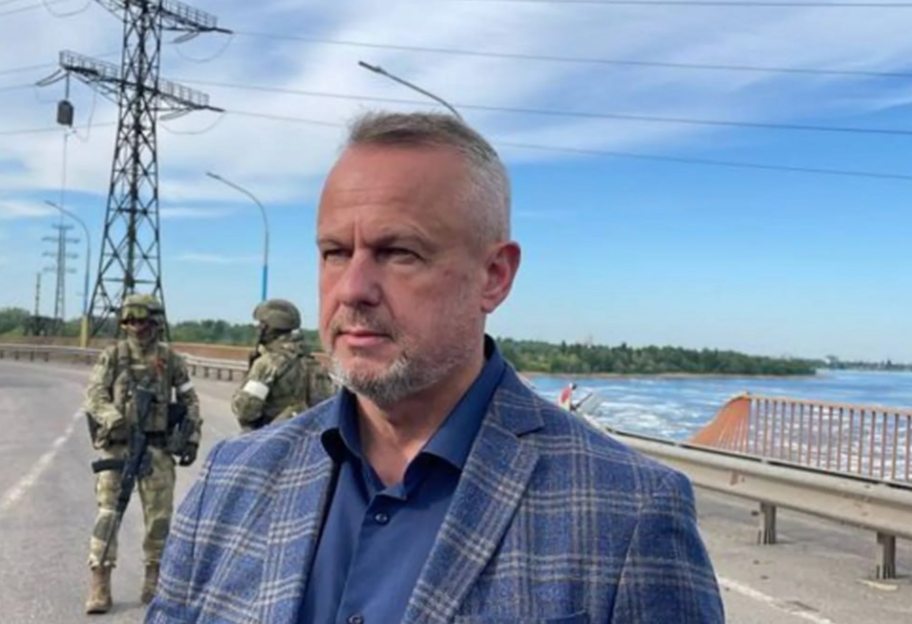 В Новой Каховке скончался оккупационный мэр Владимир Леонтьев после атаки дроном (видео) - фото 1