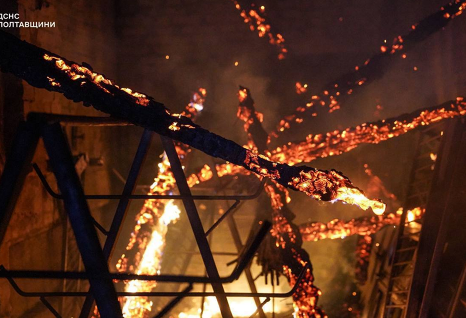 Через атаку дронами на Полтавщину пошкоджено залізницю та енергооб'єкт — ОВА - фото 1