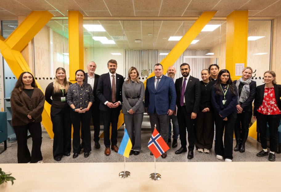 Олена Зеленська відвідала медзаклад у Норвегії, де лікують українських воїнів - фото 1