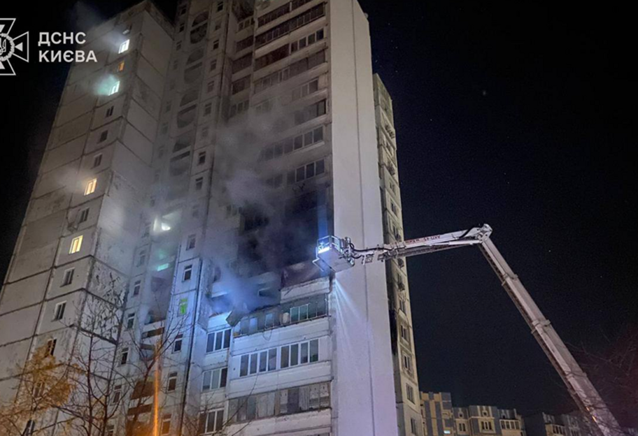 У ДСНС розповіли про наслідки атаки на Київ: одна людина загинула, близько 24 травмовані (фото) - фото 1