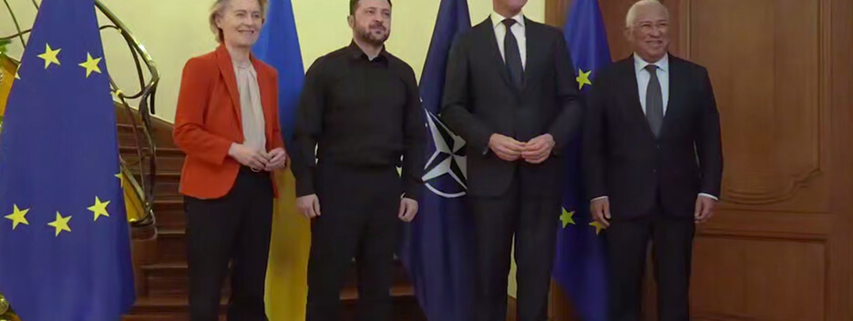 Зеленський зустрівся з керівництвом НАТО та ЄС: що обговорили