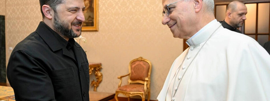 Зеленский поделился подробностями встречи с Папой Римским Львом XIV