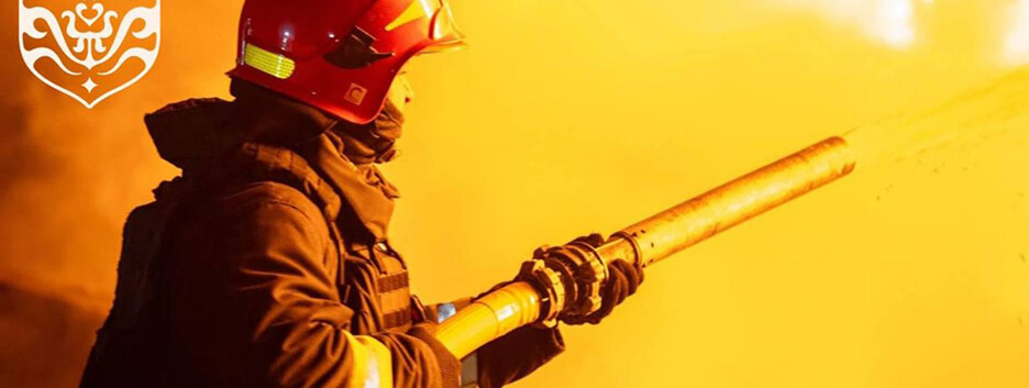 В Одесской области в результате атаки рф произошел пожар на объекте энергетики