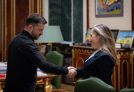 Зеленський призначив Христю Фріланд радницею з питань економічного розвитку