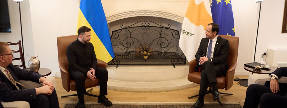 Зеленский обсудил с президентом Кипра евроинтеграцию Украины, давление на рф и усиление ПВО