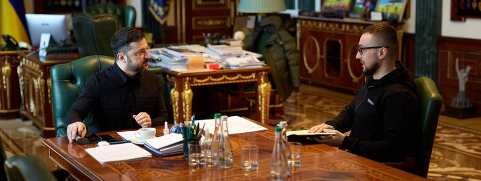 Зеленский встретился со Стерненко: детали разговора