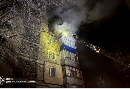 россия атаковала Кривой Рог дронами: повреждена девятиэтажка и еще пять домов