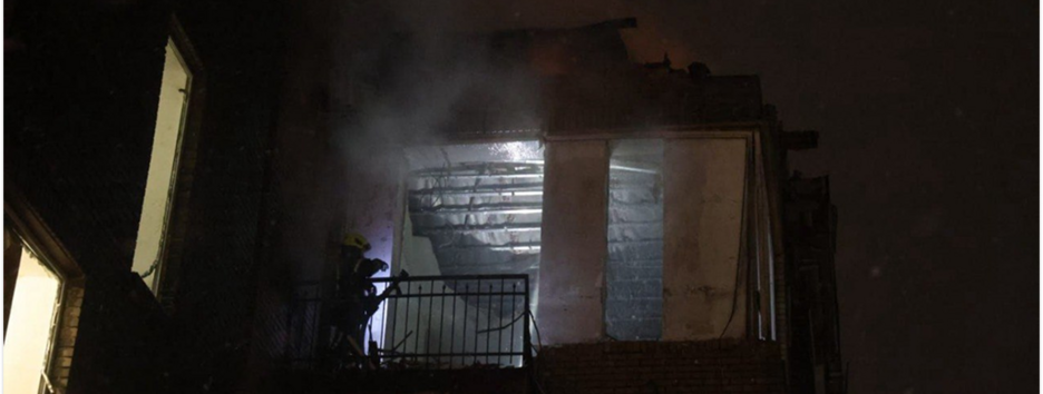 Два человека пострадали в результате ночной российской атаки на Киев — ГСЧС