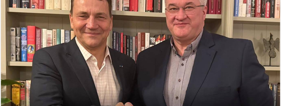 Сибига провел встречу с министром иностранных дел Польши Радославом Сикорским: детали