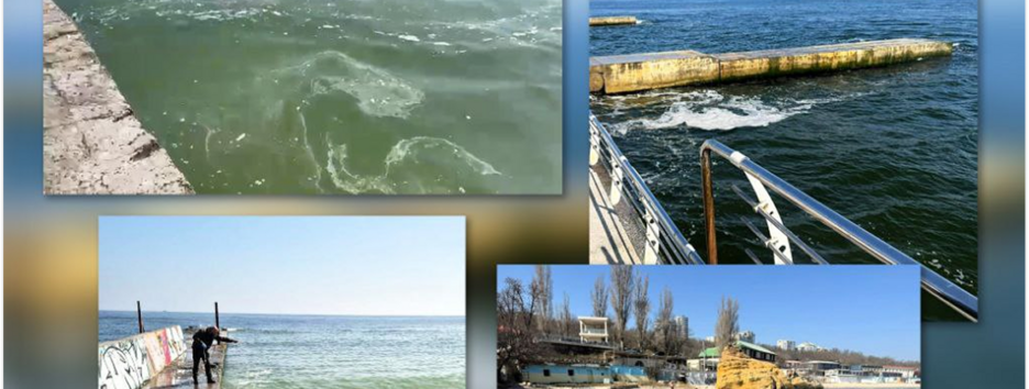В Одессе зафиксировали значительное загрязнение морской воды жирами и маслами
