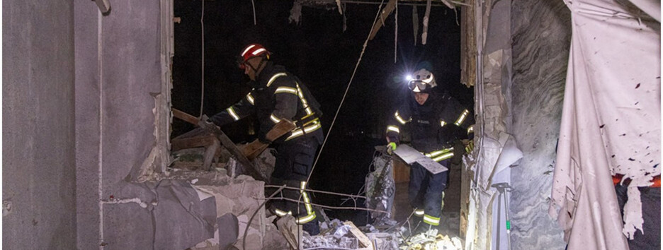 Из-за удара БпЛА по жилой многоэтажке в Харькове пострадали восемь человек