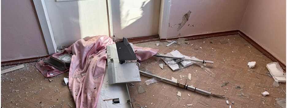 В Херсоне вражеский дрон попал в детскую больницу, боеприпас не сдетонировал