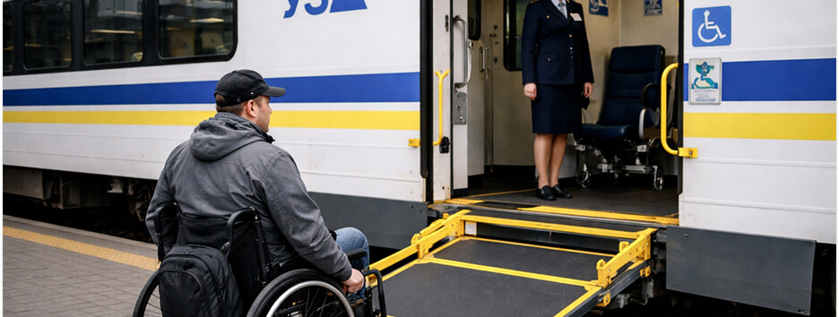 Пассажиры с инвалидностью теперь могут приобрести билеты онлайн - "Укрзалізниця"