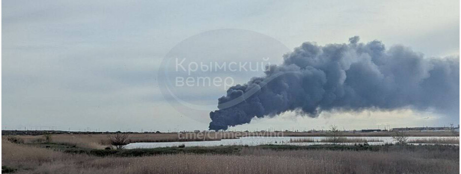 Силы обороны поразили нефтебазы врага в Крыму (видео)