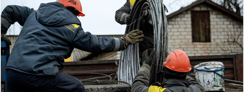 В течение прошлой недели энергетики ДТЭК вернули свет для 453 тысяч семей