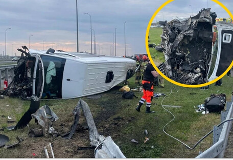 В Польше перевернулся автобус с украинцами: есть пострадавшие