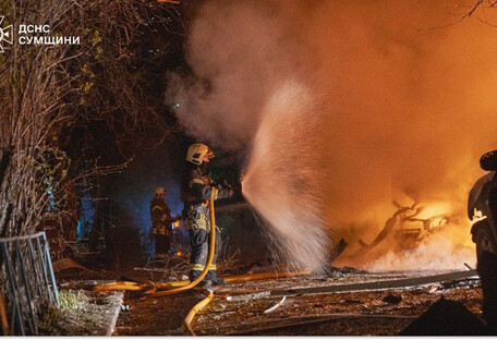 Ночью россияне атаковали Сумы: есть попадания на семи локациях и травмированы