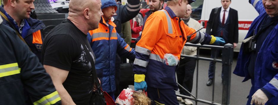 Санкт-Петербург после взрыва: фоторепортаж (18+)