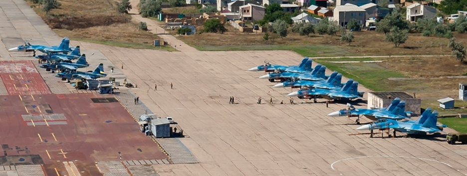 СБУ поразила военный аэродром "Саки" в оккупированном Крыму