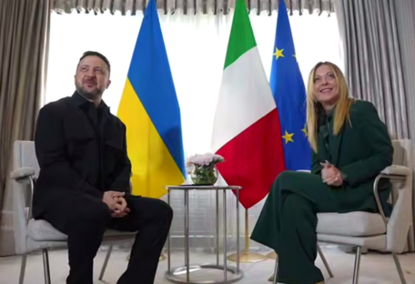 Зеленський зустрівся з головою Ради міністрів Італії Джорджею Мелоні