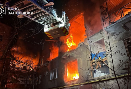 В Запорожье из-за атаки БпЛА пострадали шесть человек, среди них — ребенок