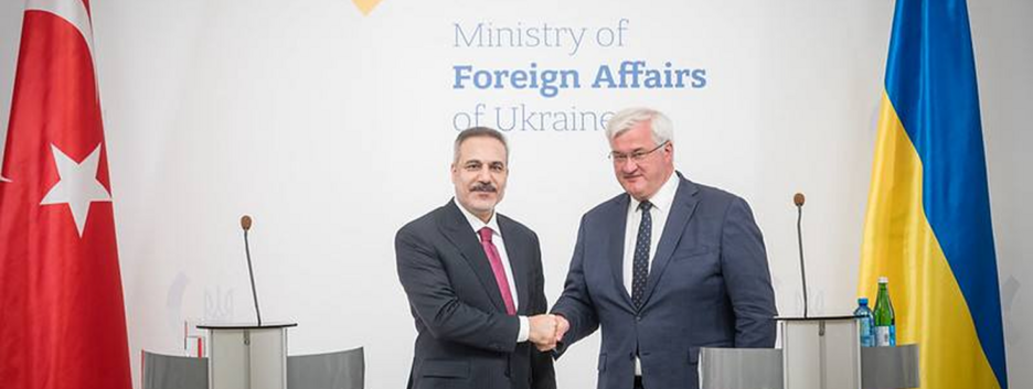 Сибига поздравил в Киеве министра иностранных дел Турции Хакана Фидана