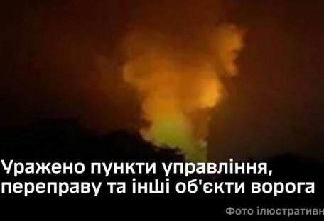 Сили оборони уразили пункти управління БпЛА, переправу та склад окупантів