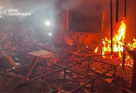 Внаслідок ударів російських БпЛА по Запоріжжю загинула людина