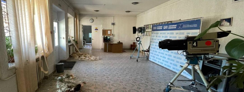 Армия рф повредила буллевку "Суспільного" в Кривом Роге (фото)