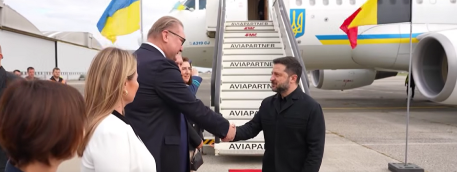 Зеленский прибыл в Брюссель для участия в заседании Евросовета
