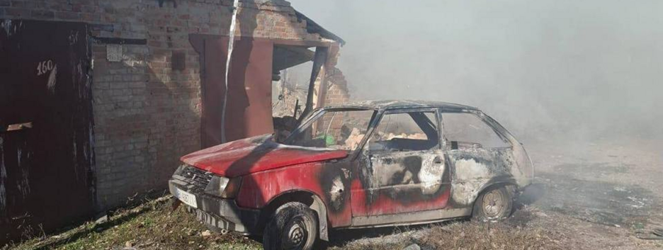 Полтаву атакували ворожі БпЛА: двоє постраждалих, сталося займання