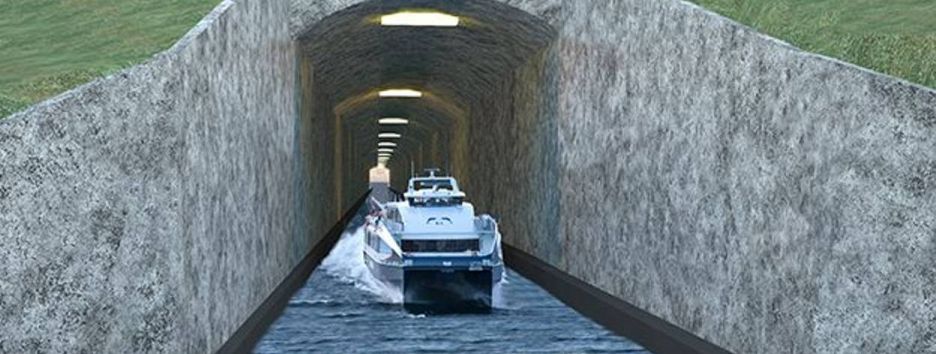 Норвегия планирует построить первый в мире судоходный тоннель