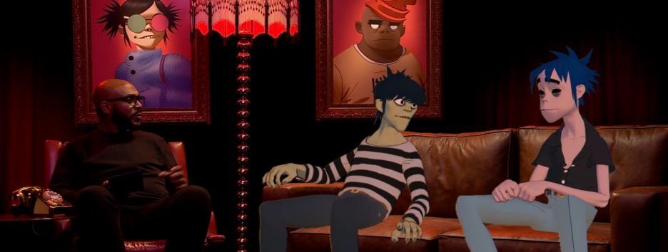 Gorillaz дали первое живое интервью в прямом эфире