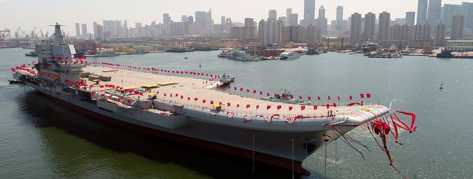 Made in China — на воду спущен первый китайский авианосец