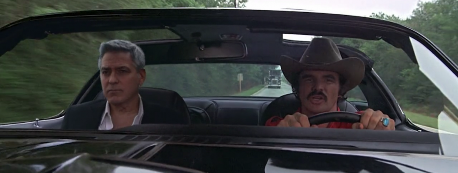 Клуни прокатился с героями голливудской киноклассики ради чашечки кофе